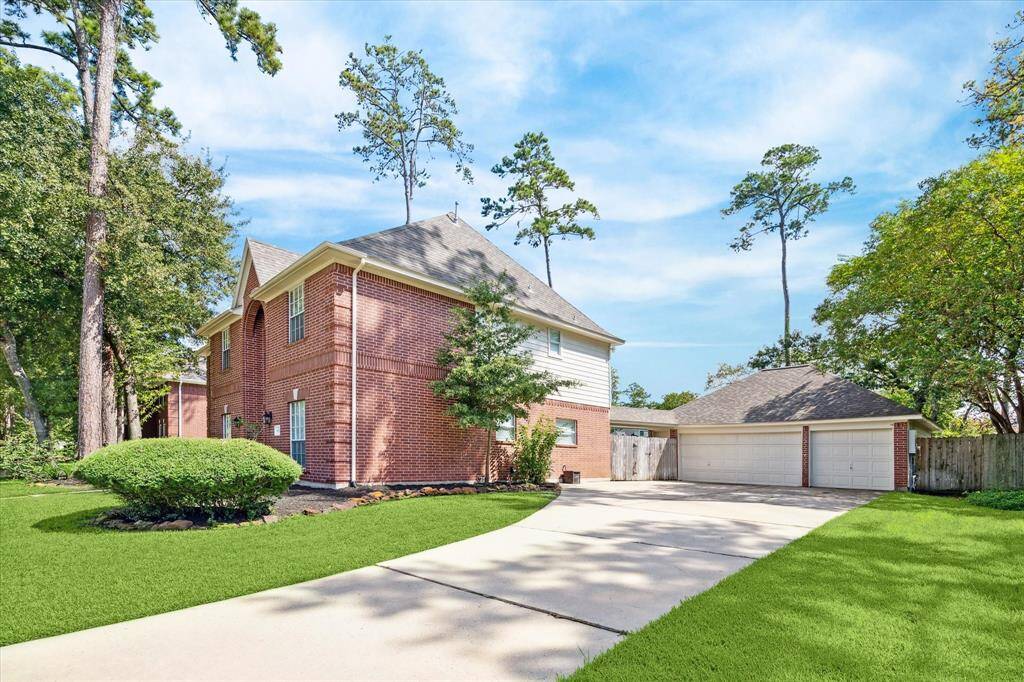 3-car garage with extended driveway