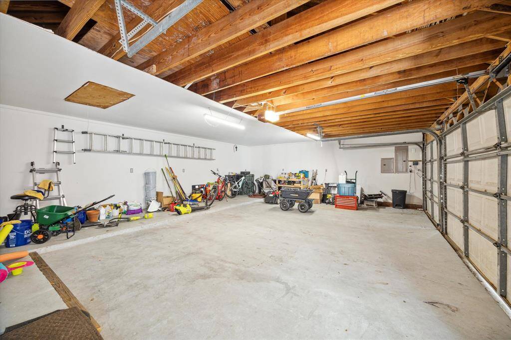 3-car garage with room for a workshop or home gym