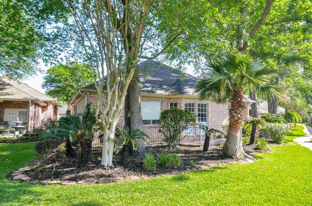 Private fenced backyard with no rear neighbors.