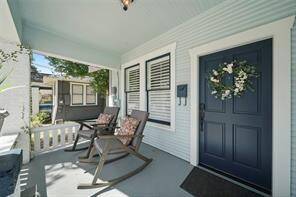 The front porch. Relax while drinking a cup of coffee!