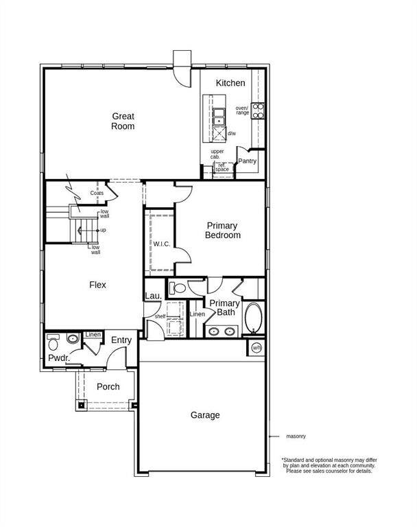This floor plan features 4 bedrooms, 2 full baths, 1 half bath and over 2,500 square feet of living space.