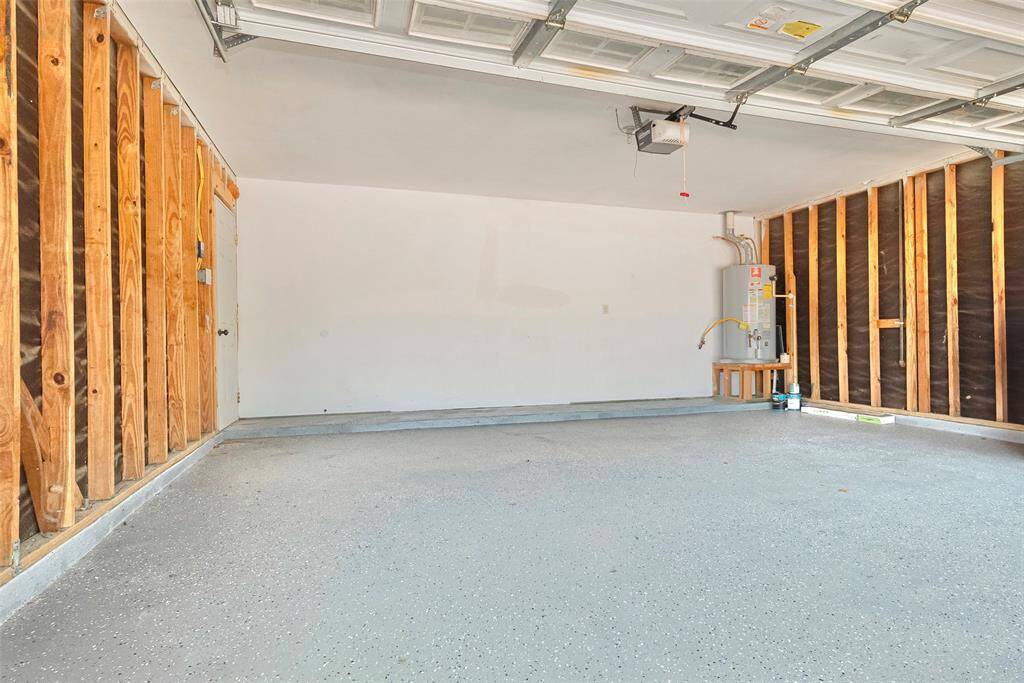 The 2 car attached garage offers ample space