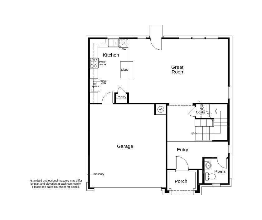 This floor plan features 3 bedrooms, 2 full baths, 1 half bath and over 2,000 square feet of living space.