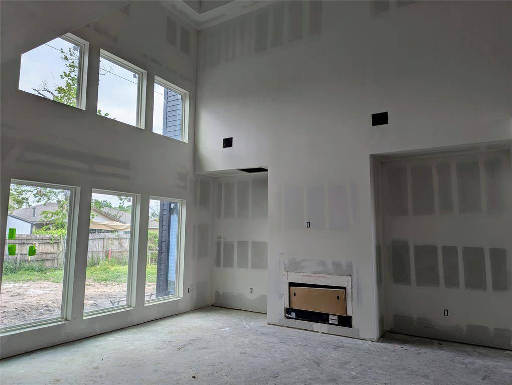 View of Living Room from kitchen in progress April 5th