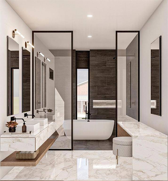 Artist rendition of Master Bath