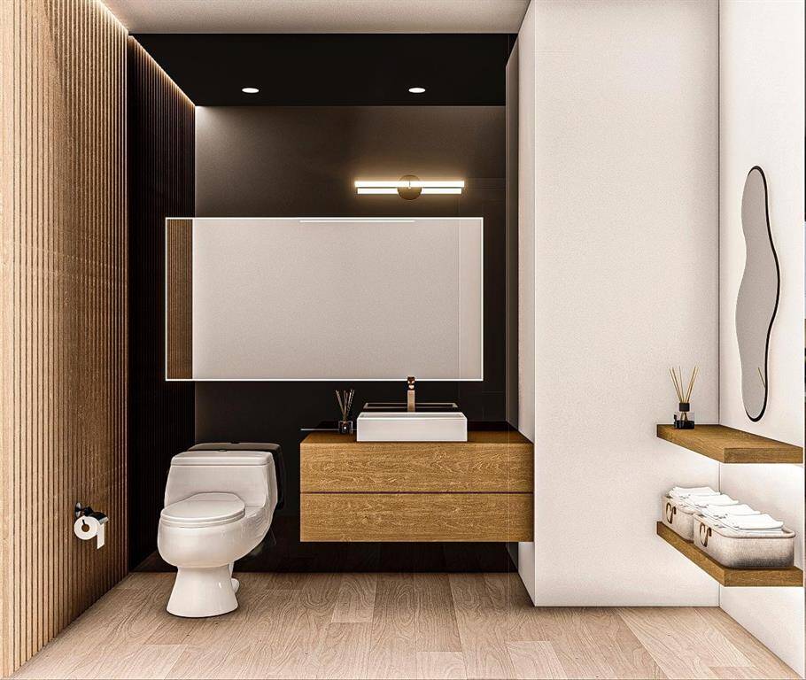 Artist rendition of the Powder Room