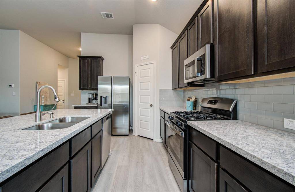 stainless steel appliances!