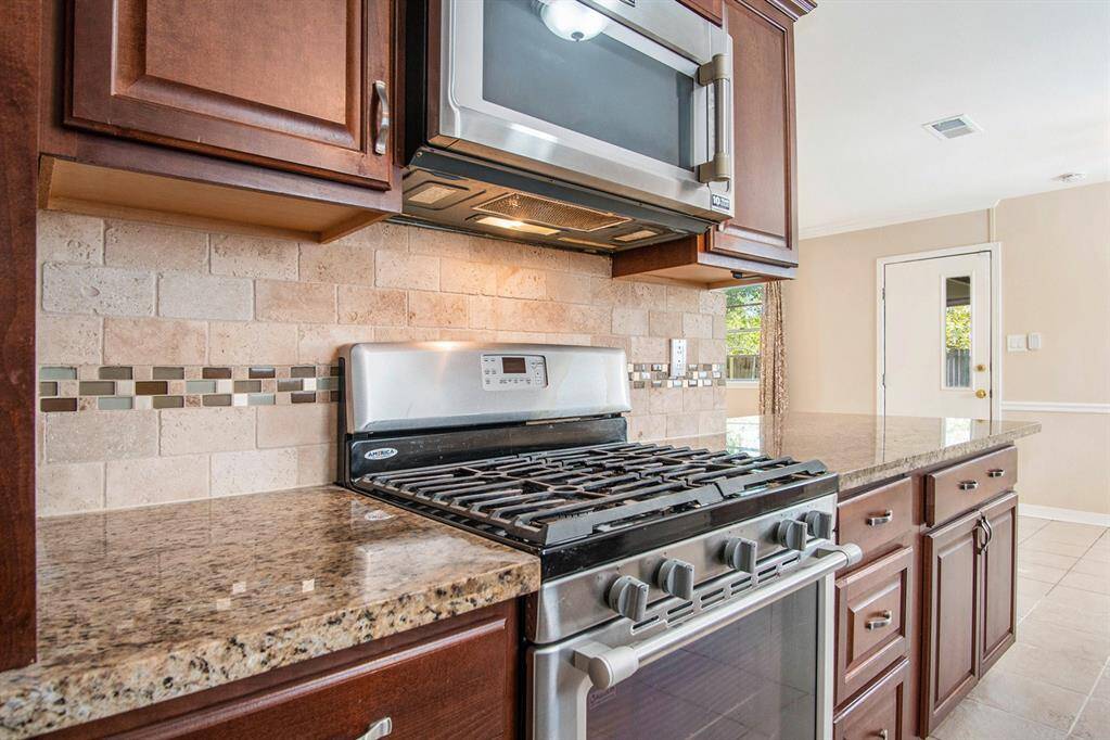 Updated cabinetry.