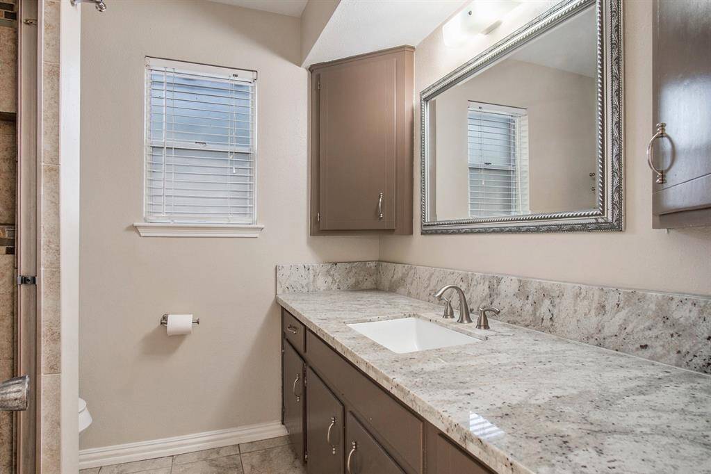 Updated primary bathroom.