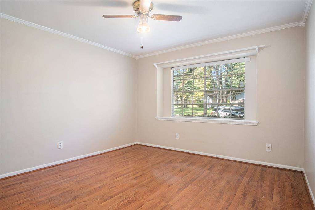 Bedroom 3 features a recessed window with ledge, natural light and a walk-in closet.