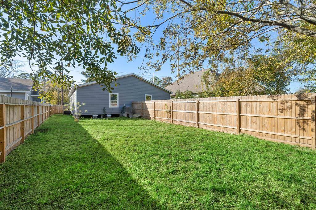 Each unit has a fully fenced backyard.