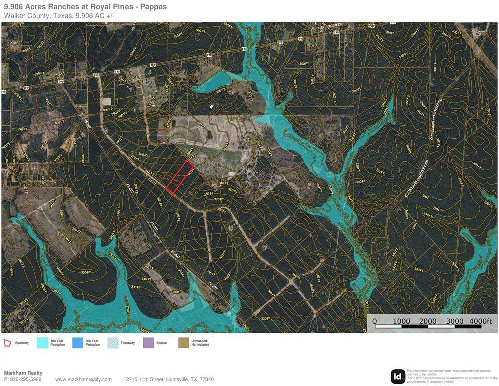property NOT in the flood plain
