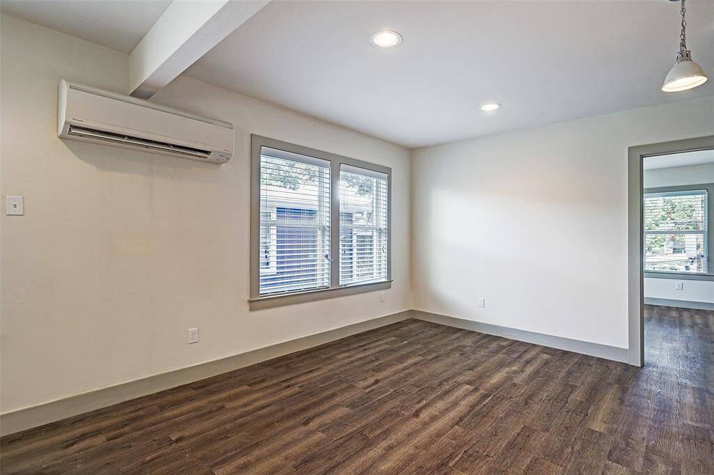 LARGEST Fourplex -Another view of the living area into the bedroom...