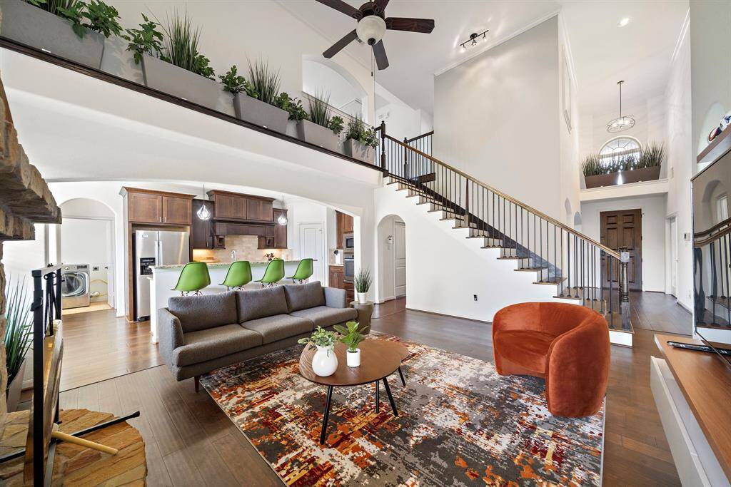 Kitchen opens into the living area...perfect for family time and entertaining.