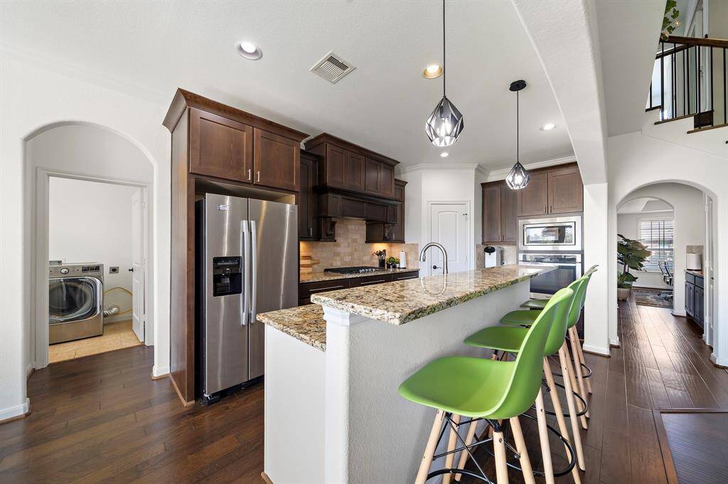 Refrigerator is included.