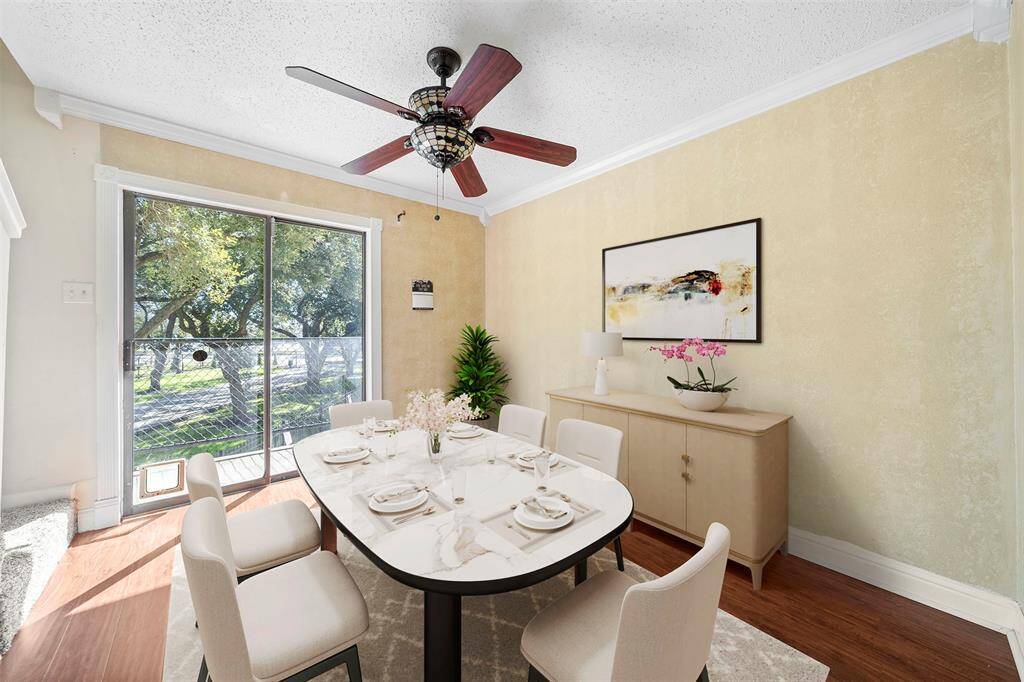 VIRTUALLY STAGED - 1st floor - dining room