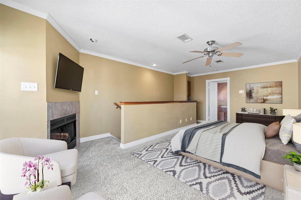 VIRTUALLY STAGED - 3rd floor - primary bedroom suite