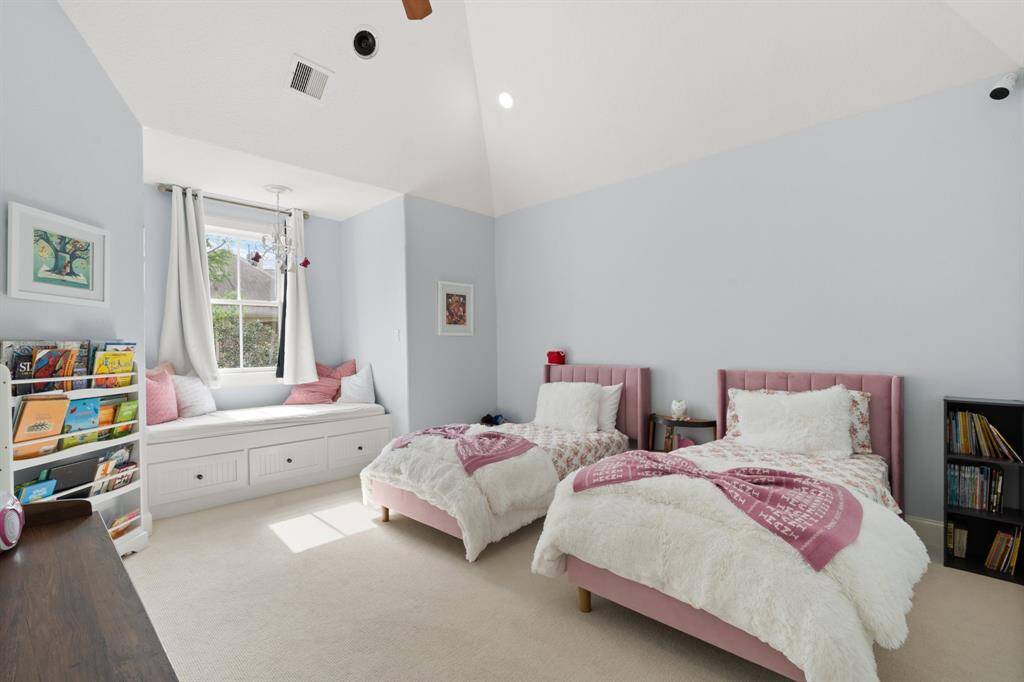 In this enchanting bedroom, every detail is imbued with love and care, creating a sanctuary of beauty and tranquility where dreams take flight and memories are made to last a lifetime.