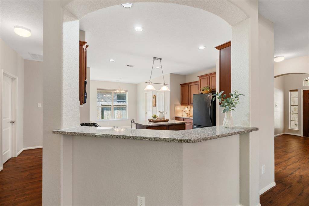 Open concept kitchen