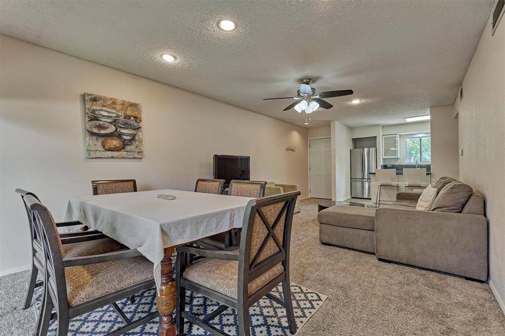 This view is looking back towards the front door and kitchen.