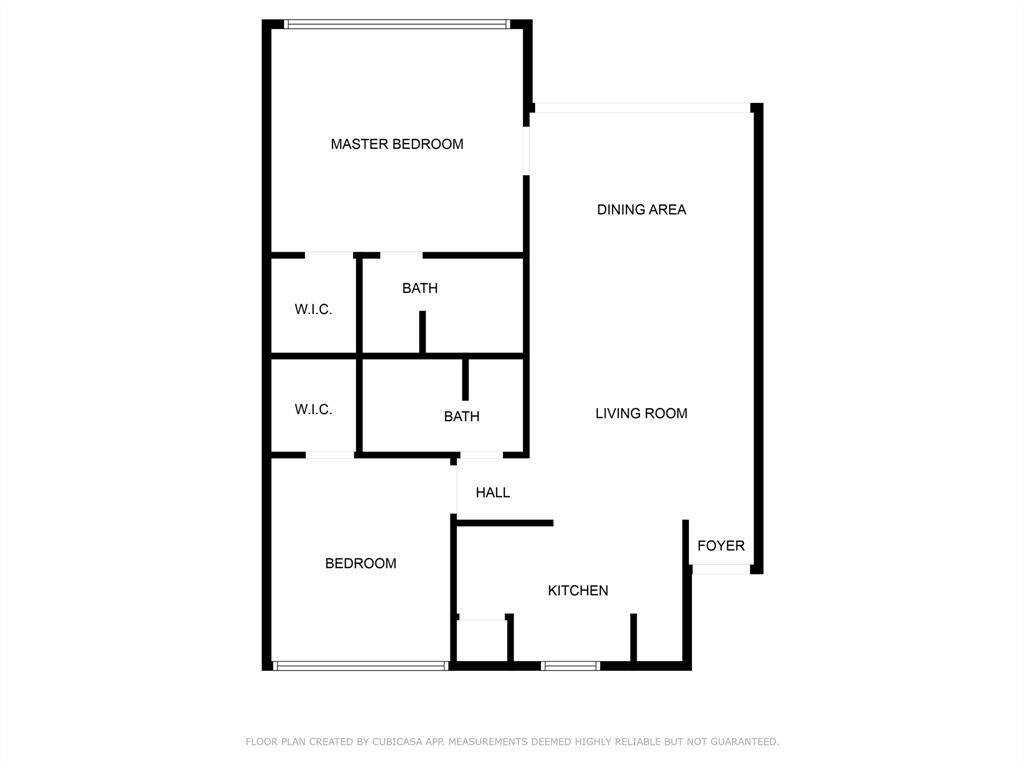 Floor plan for unit 108A.