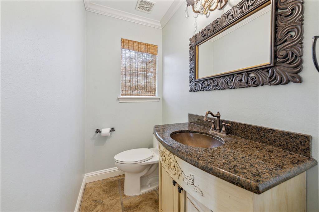 Downstairs half bath