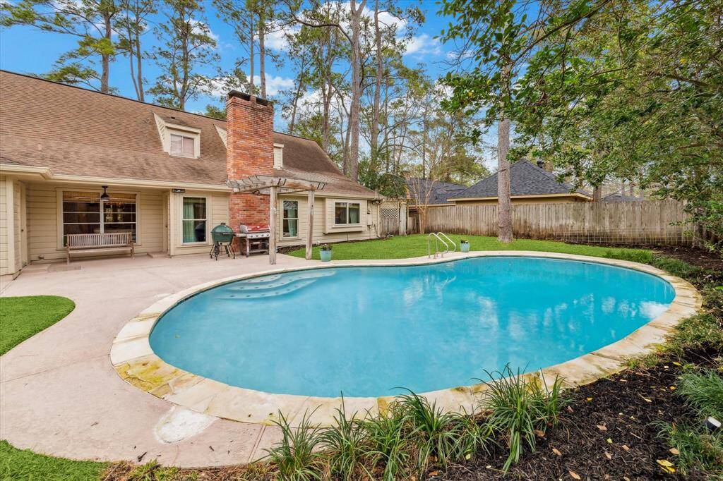 Another view of the backyard