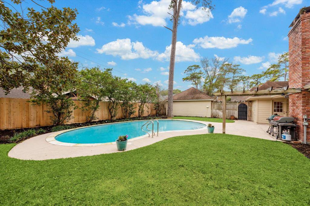 Large backyard with a pool plus a yard!