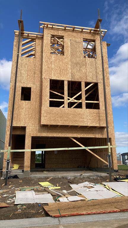 Three-story home with 4 bedrooms, 3.5 baths and 2 car garage