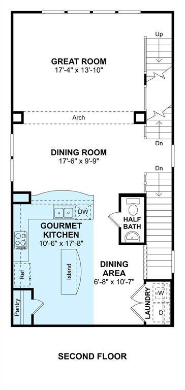The Radcliffe II floor plan by K. Hovnanian Homes. 2nd Floor shown. *Prices, plans, dimensions, features, specifications, materials, and availability of homes or communities are subject to change without notice or obligation.