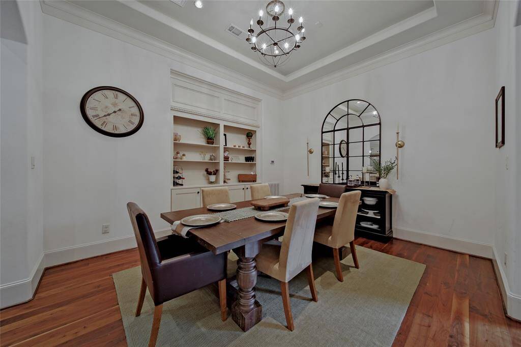 View of dining room.