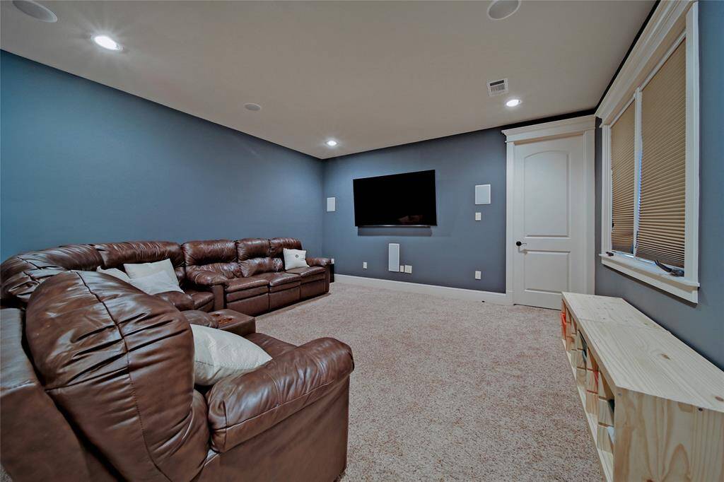 View of media room.