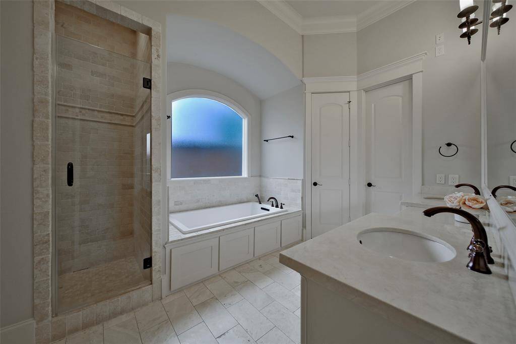 View of primary bathroom.