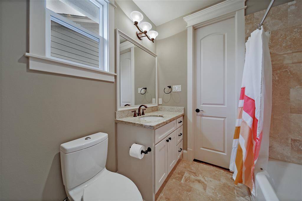 View of secondary bathroom #2.