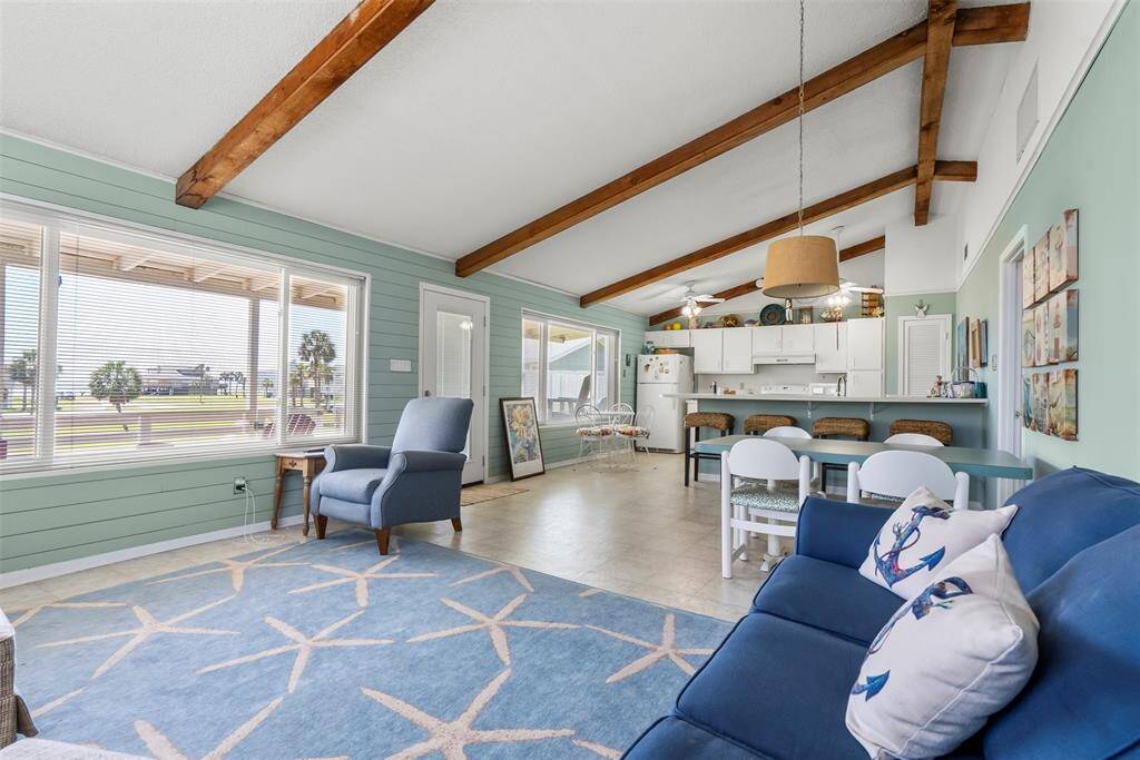 Lots of Gulf views from living room and kitchen