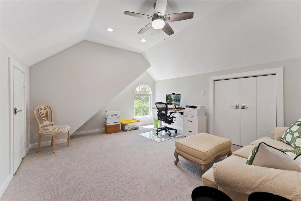 To the left on the third floor is another flex space with dual closets.