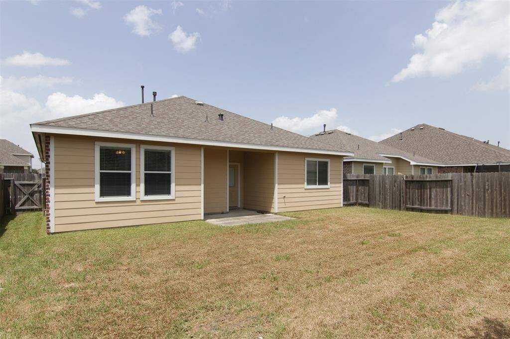 huge back yard; brick on 3 sides of house