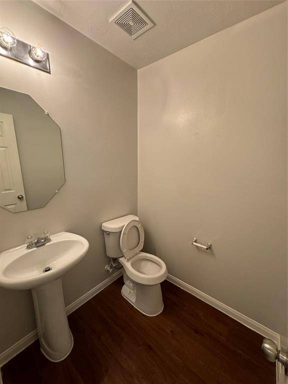 Half bathroom downstairs