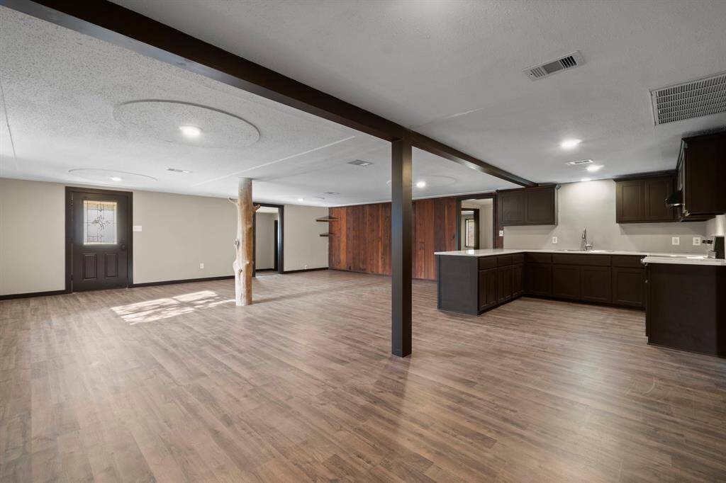 Open living/dining/kitchen