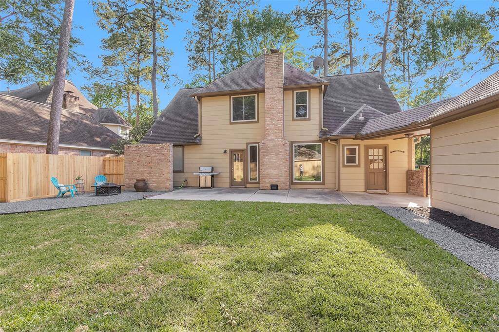 View of the back of the home.
