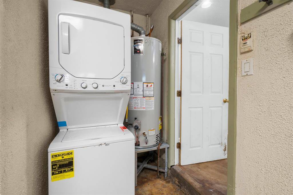 Stacked Washer and Dryer