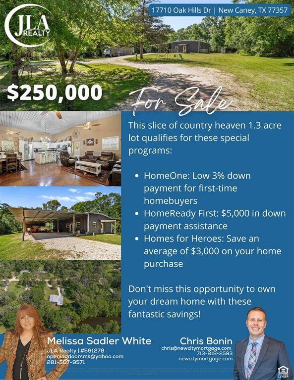 Just some of the programs this home qualifies for. Remember, you can still be considered a "first time home buyer" even if you've bought before.