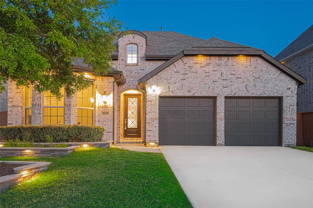 Exquisite Highland Home in Prestigious Aliana with Lake Views and Lavish Upgrades! This stunning home boasts 4 spacious bedrooms, including 2 conveniently located downstairs and 3 full baths.
