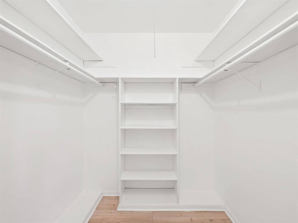 The walk-in closet for the Primary Bedroom!