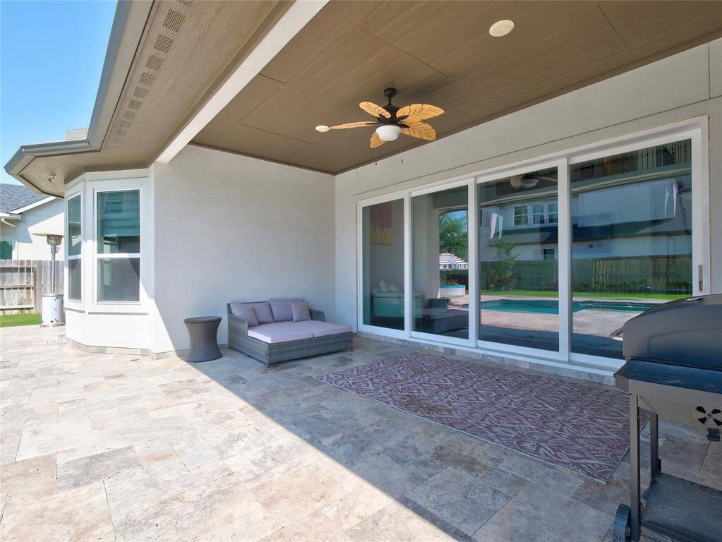 Covered patio