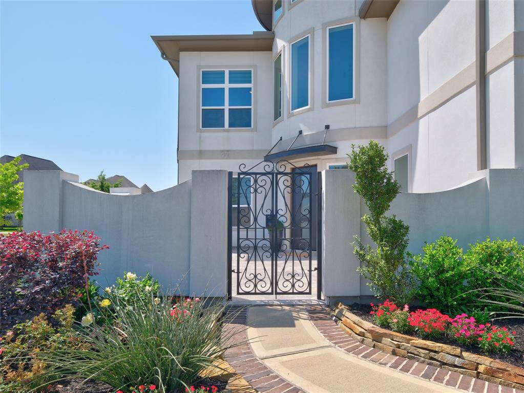 Gated courtyard