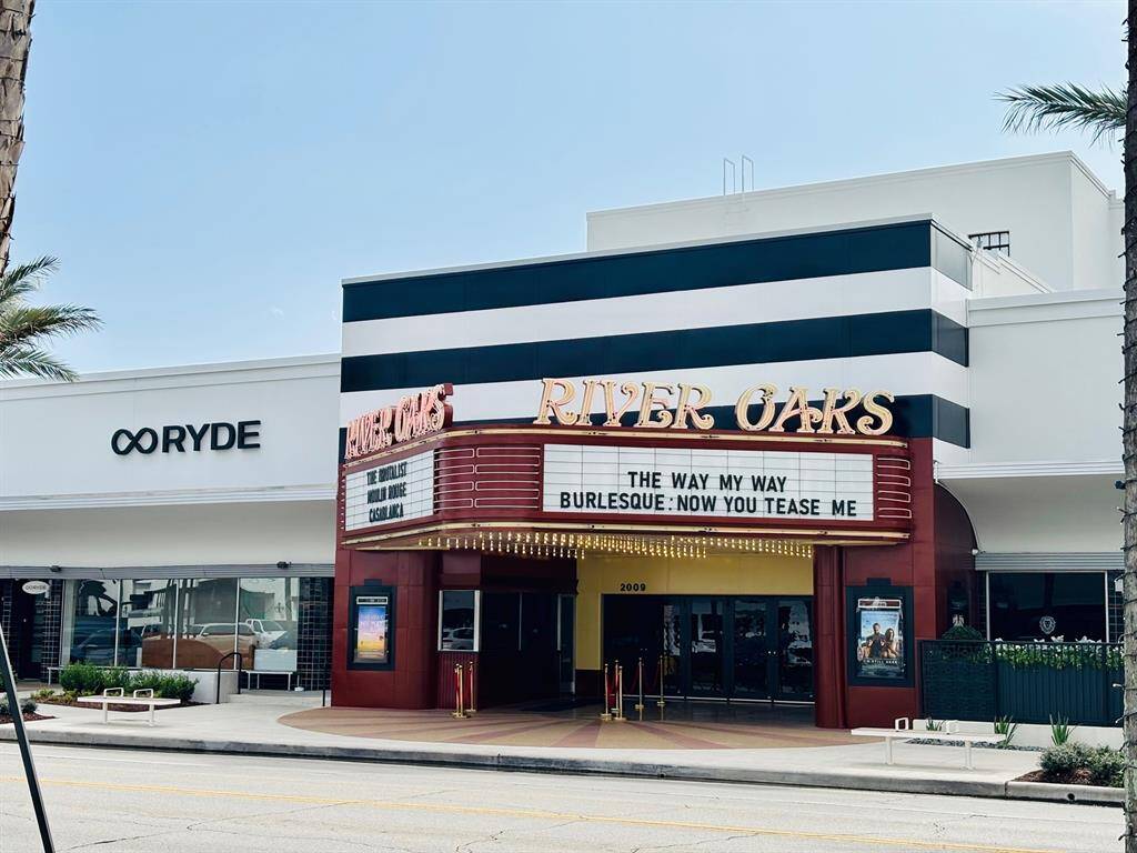 Historic River Oaks Theater.