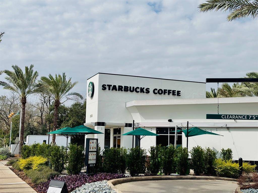 Your closest Starbucks and with a drive through!