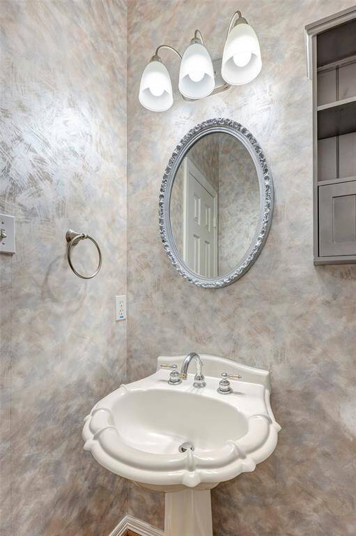 Half bath on the second floor.