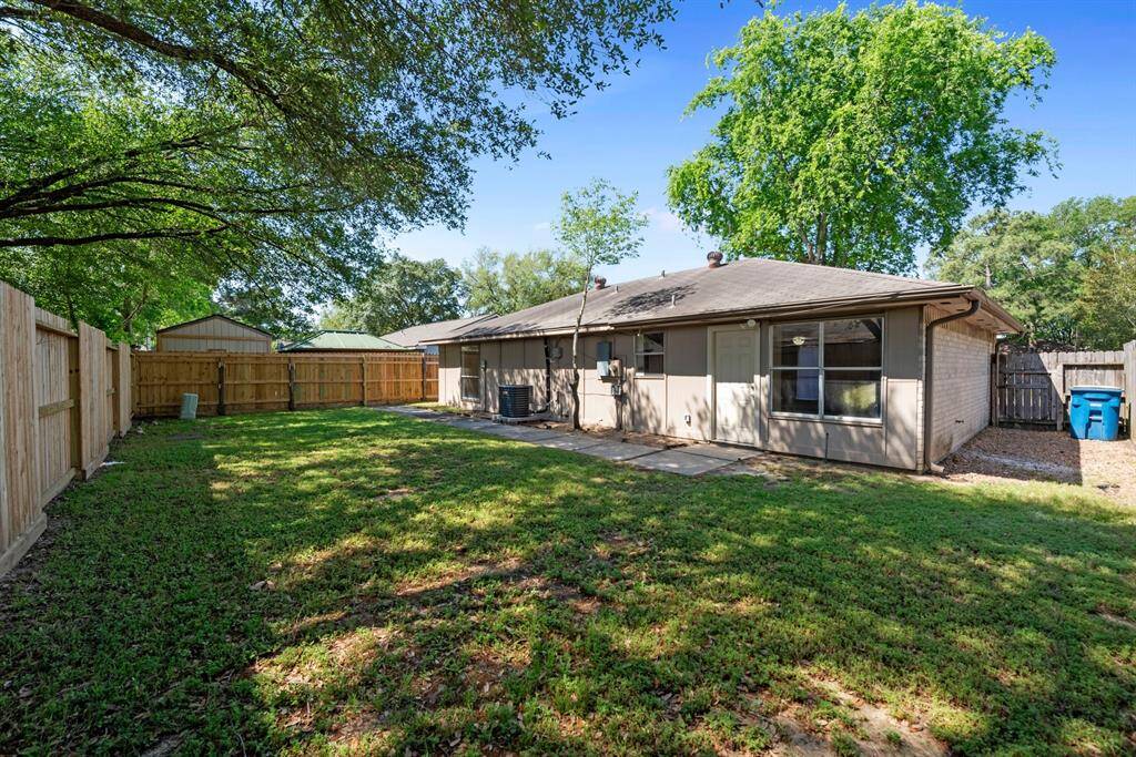 Lots of space in the backyard for your personal enjoyment or for entertaining.